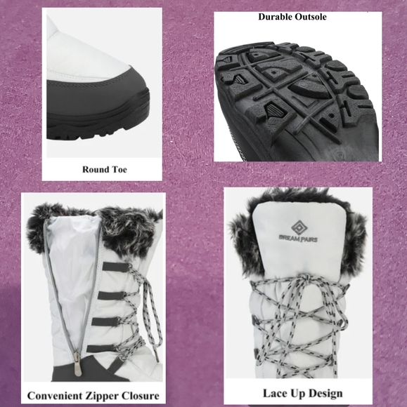 NEW DREAM PAIRS MID-CALF Winter Boots - Picture 13 of 16